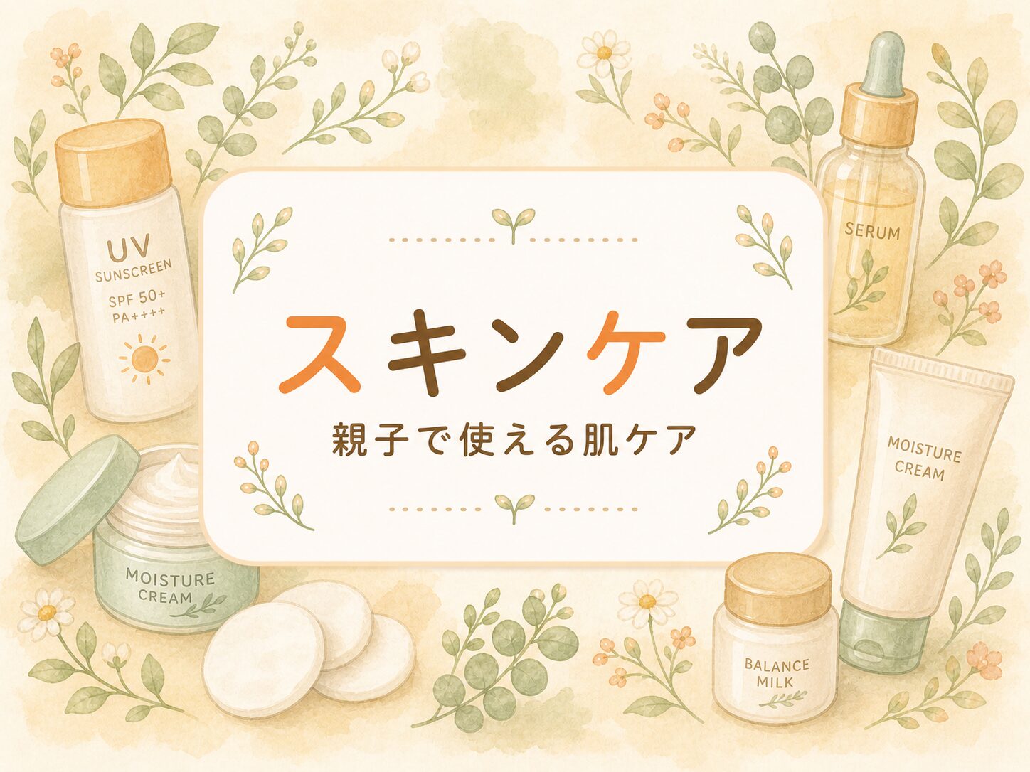 赤ちゃんから使える保湿ケア